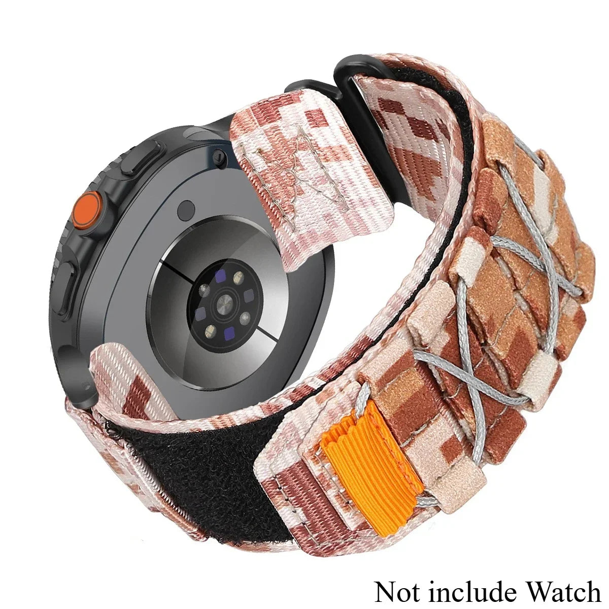 Nylon Strap for Samsung Galaxy Watch Ultra 2 No Gaps Quick Fit Band Sports Bracelet for Galaxy Watch 8 40 44/8classic Wristband Qme DigitalMcB Galaxy Watch 8 44MM
