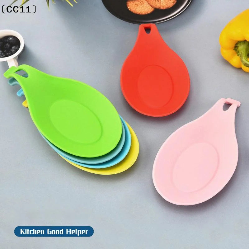 Spoon Rest Large Ceramic Holder Heat-resistant Cooking Coffee Qme