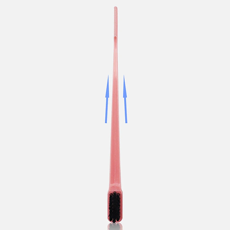 Hair Anti-static Edge Brush Comb 2-in-1 Double-sided Edge Control Brush Hair Styling Tool with Comb,Special for Real Hair Wigs Qme
