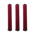 Heatless Hair Curlers Curling Rod Headband No Heat Hair Rollers Lazy Curls with Hook Sleeping Soft Flexi Rod Hair Styling Tools Qme 3pcs Red