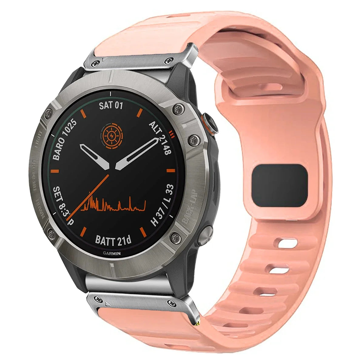 22mm 26mm QuickFit Silicone strap For Garmin Fenix 8 E 7 7X 6X Pro 5XPlus Epix Pro Gen 2 47mm 51mm/Enduro 3 No Gaps Watchband Qme PS 22mm