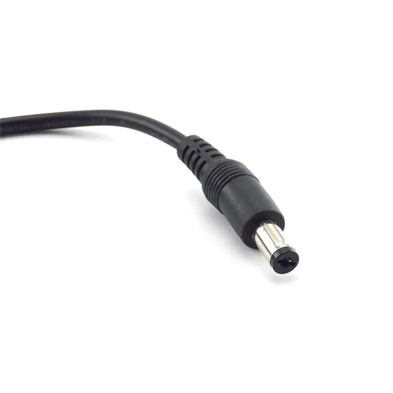 10pcs Female to Male Plug CCTV DC Power Cable Extension Cord Adapter 12V Power Cords 5.5mmx2.1mm For Camera Power Extension Cord Qme