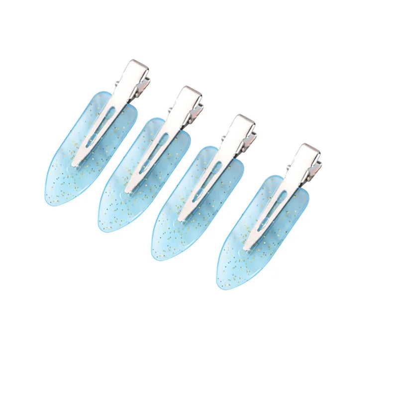 Traceless Hair Clip Cream Glue Side Girl Korean Simple Duckbill Fairy Qme 4pcs F