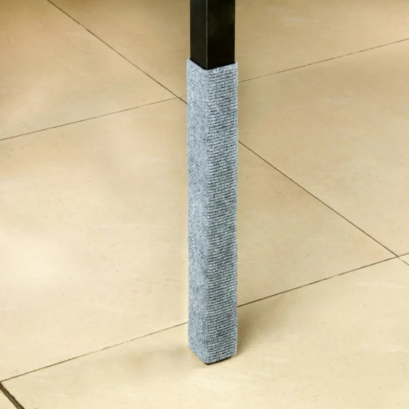 Trimmable self-adhesive cat scratch pad carpet, used for furniture, sofa or wall protection, cat scratch column replacement pad Qme