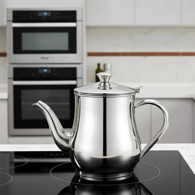 Stainless Steel Oil Storage Pot BPA Dustproof Filter Fine Mesh Qme