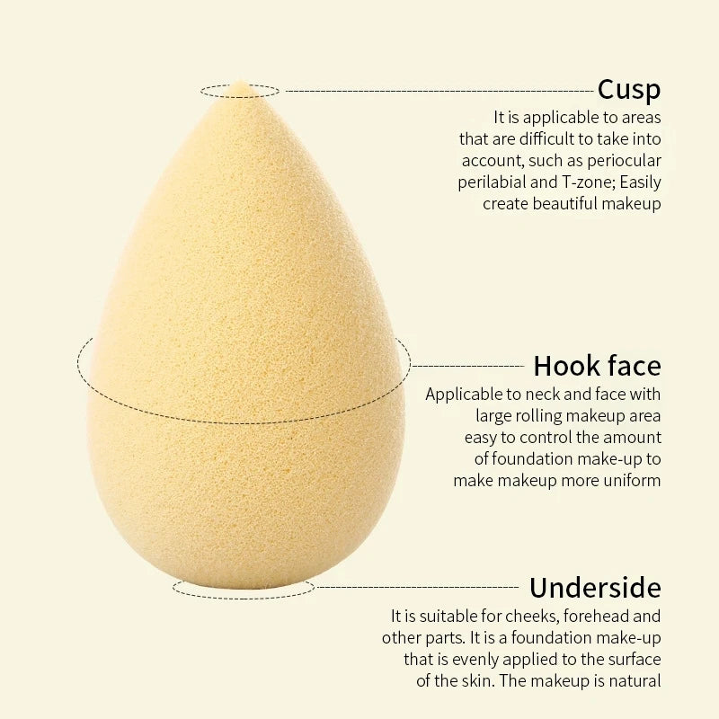 Mini Makeup Sponge Powder Puff Beauty Concealer Liquid Foundation Qme