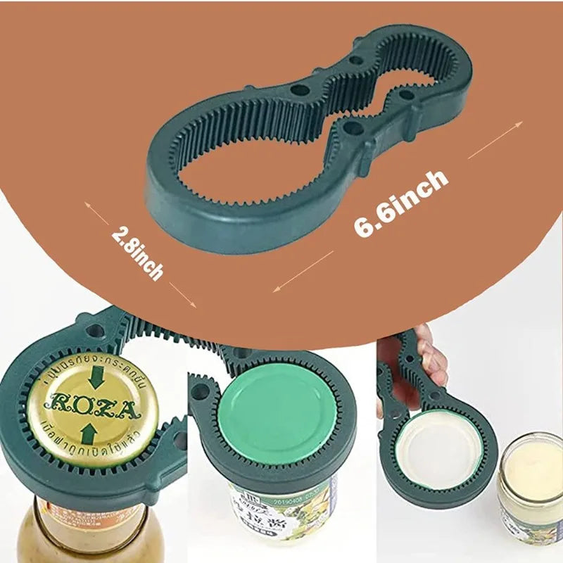 Electric Can Opener Bottle Rechargeable Cans Jars Portable Stainless Qme