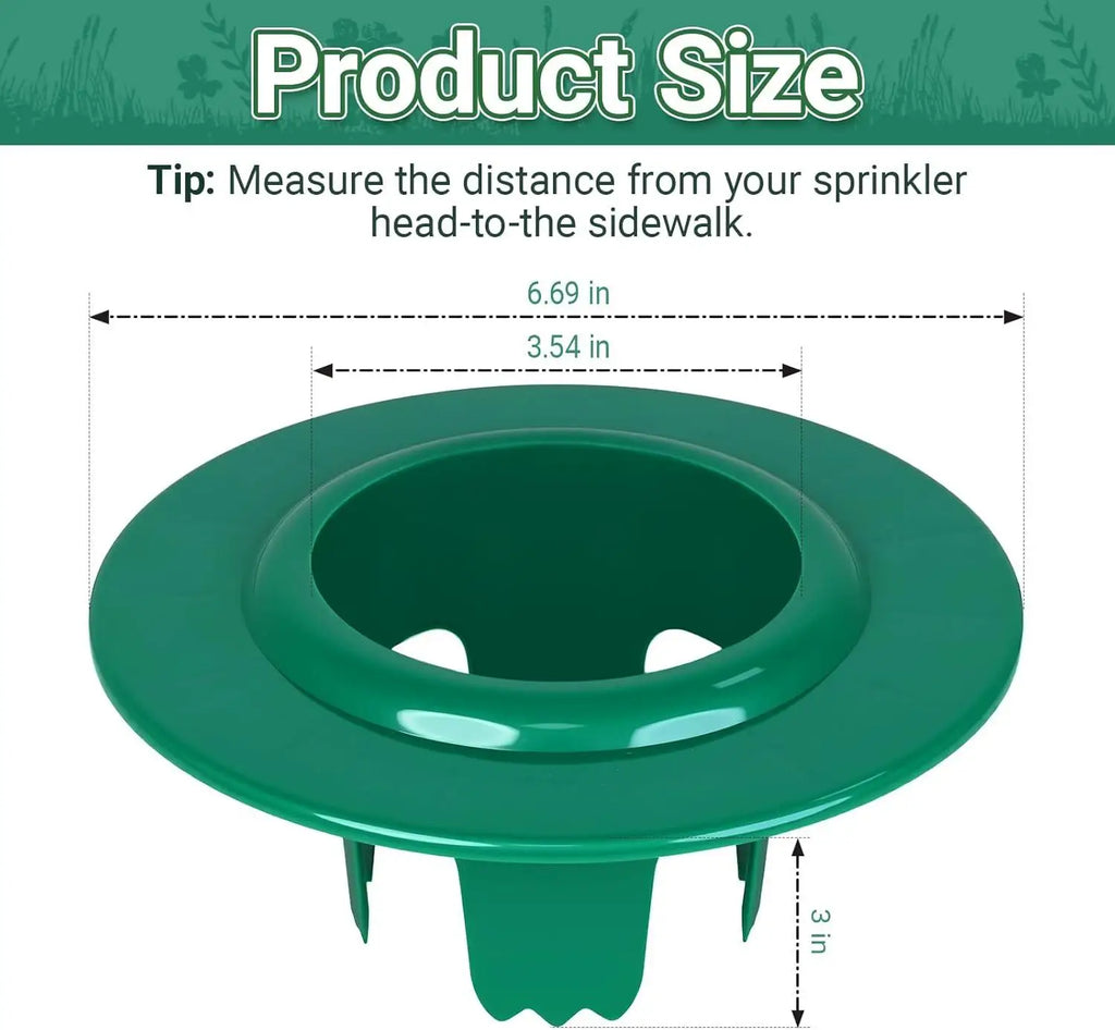 6pcs Sprinkler Guard Secure Fit Adjustable Depth Sprinkler Spray Guard For Lawn Yard Garden Backyard Porch Farm Country Qme