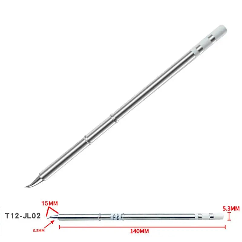 T12 I ILS J02 JL02 K KU Soldering Iron Tips Hakko Fx951 DIY Electric Qme A7