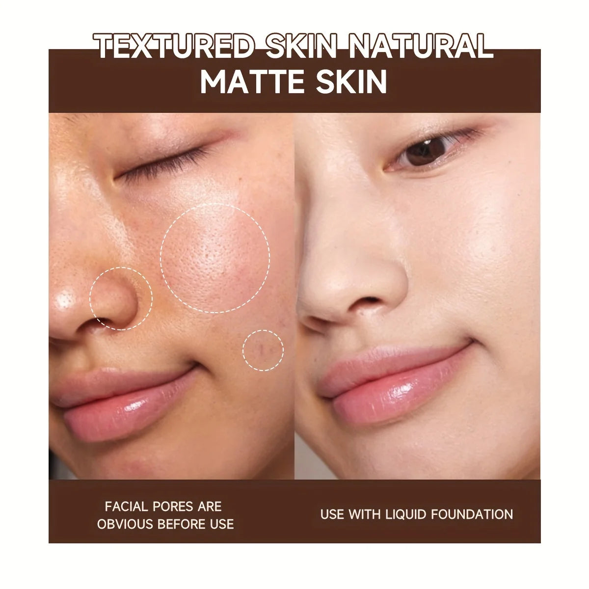 Flawless Finish Foundation Primer Pore-invisible Oil Control Coverage Qme