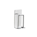 Stainless Steel Toothbrush Holder Wall Mounted Adhesive Toothbrush Cup Holder Space Saving Home Organizer Qme Silver 1PC