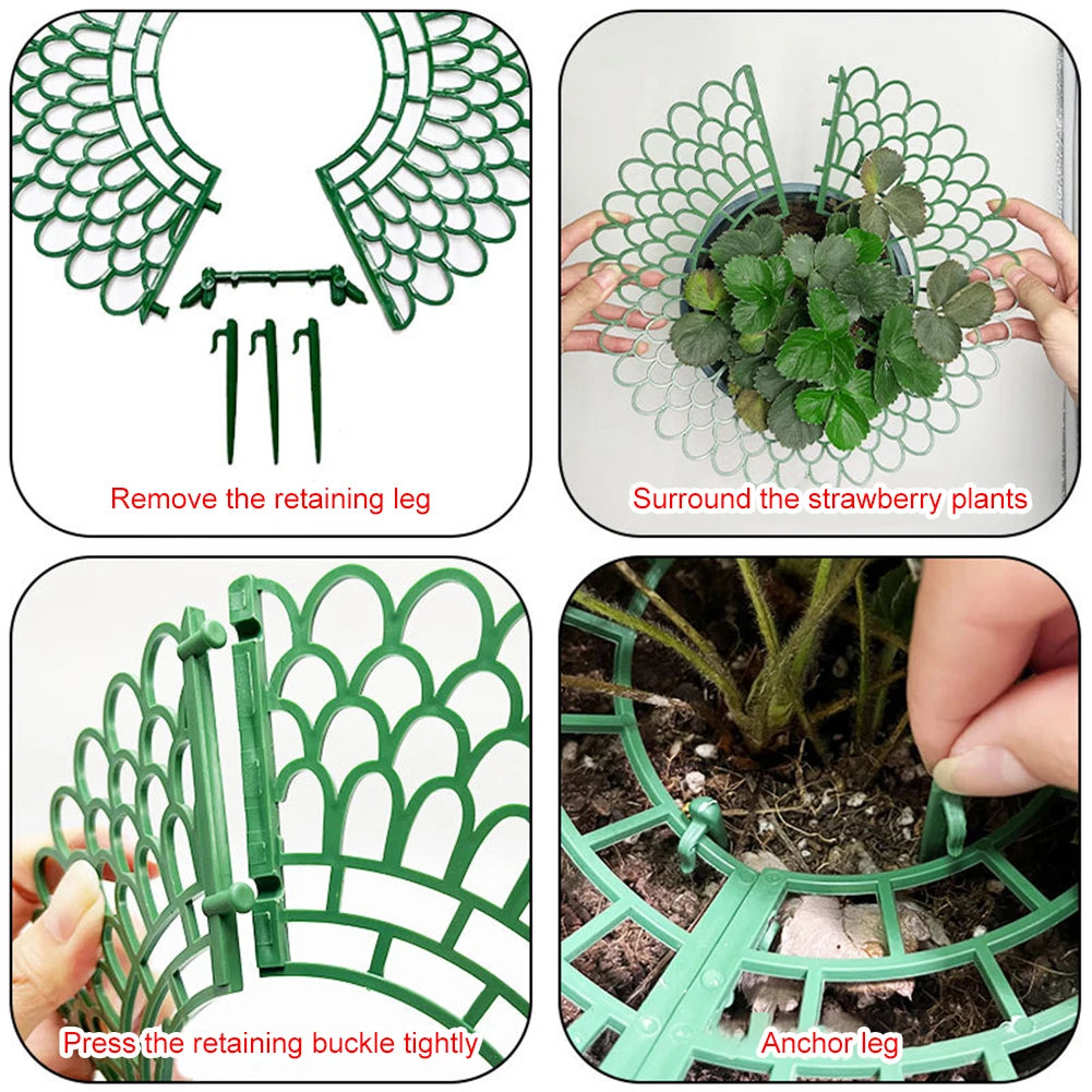5PCS /10PCS Strawberry Supports For Enhanced Plant Stability 3 Feet Design To Protect Fruits And Maximize Garden Space Qme