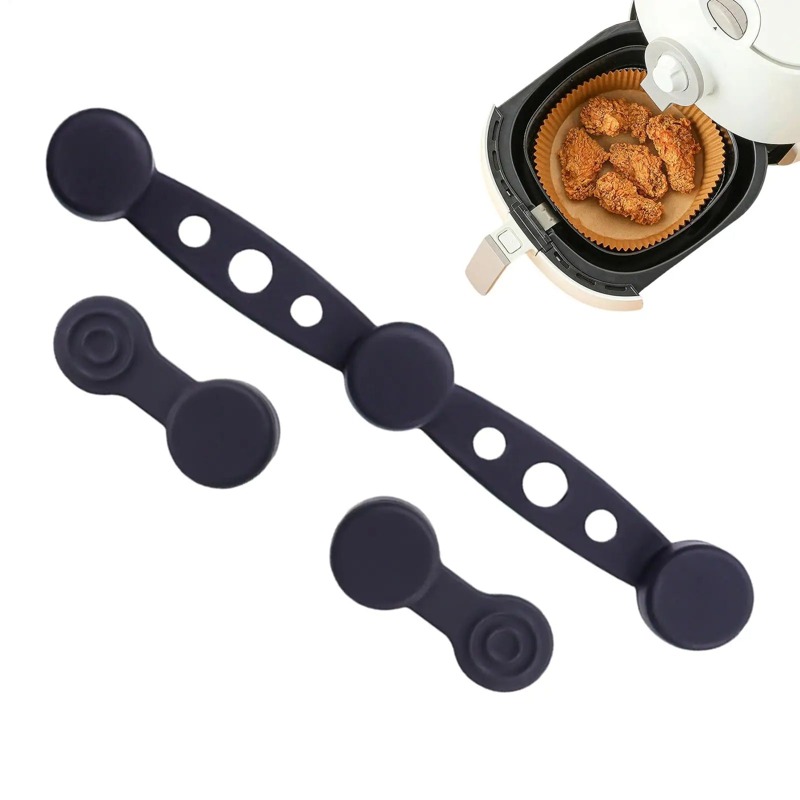 Air Fryer Liner Magnets Buckle Silicone Accessories Holder Holding Qme