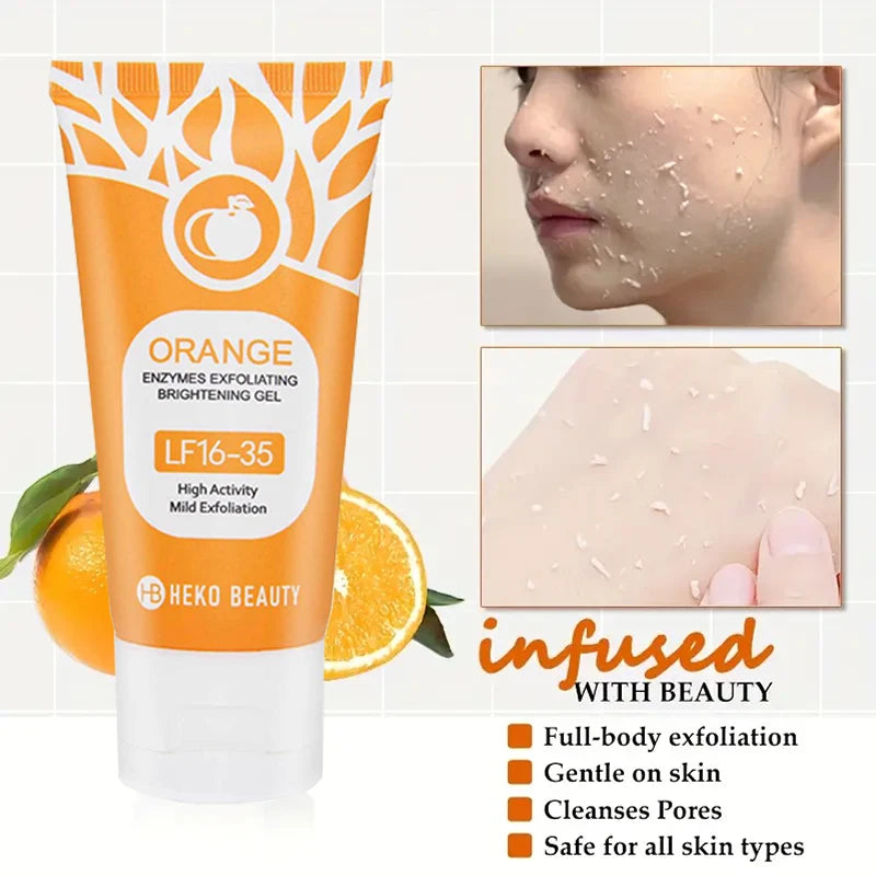 Orange Exfoliating Gel Exfoliation Dead Removal Deeply Cleansing Qme