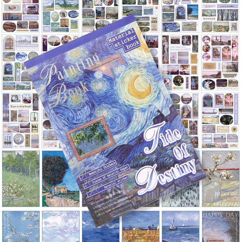 TIANZI 50/100 pcs Heart Gallery Series Vintage Material Book DIY Decorative paper Scrapbooking Handmade Junk Journal Supplies Qme 2A