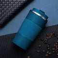 Stainless Steel Vacuum Car Insulated Coffee Cup Qme Blue 380ml