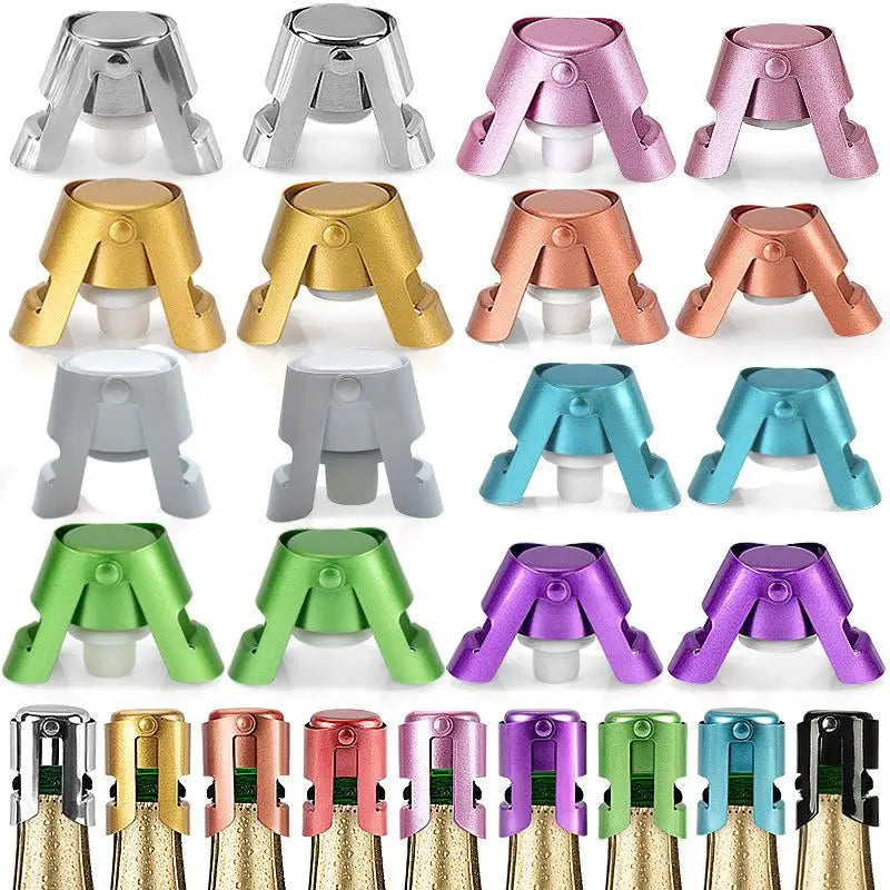 Wine Bottle Stopper Beer Cork Plug Stainless Steel Champagne Qme