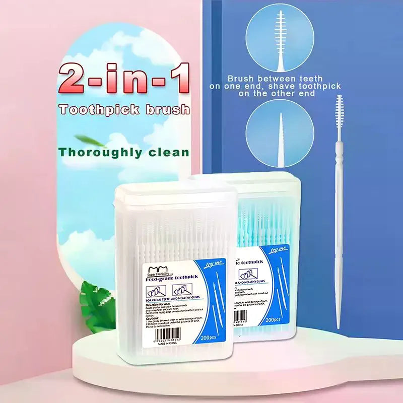 High-end Disposable Toothpick Brush Ultra-fine Family Teeth Cleaning Qme