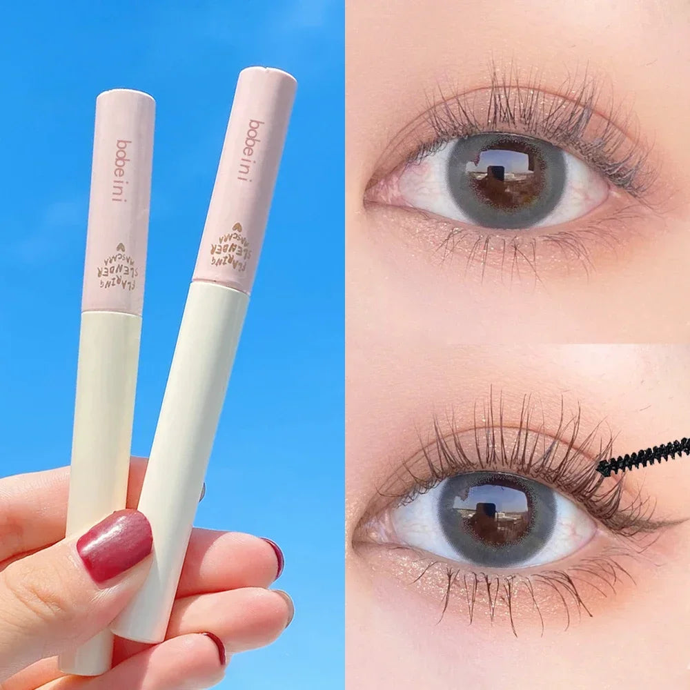 Mascara Wrapped Silk Fiber Ultra-thin Brush Lengthening Bulking Qme