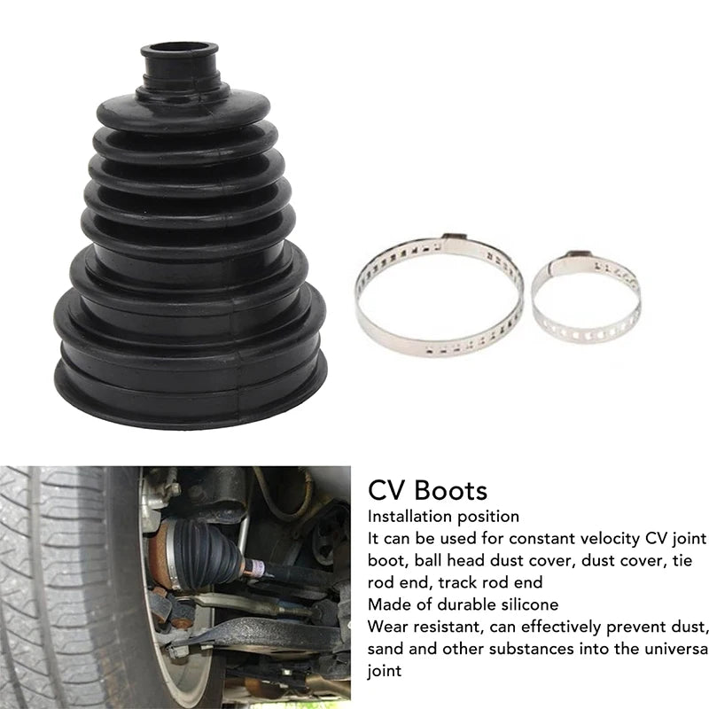 Car CV Boot Constant-velocity Dust Cover Joint Elasticity Drive Qme