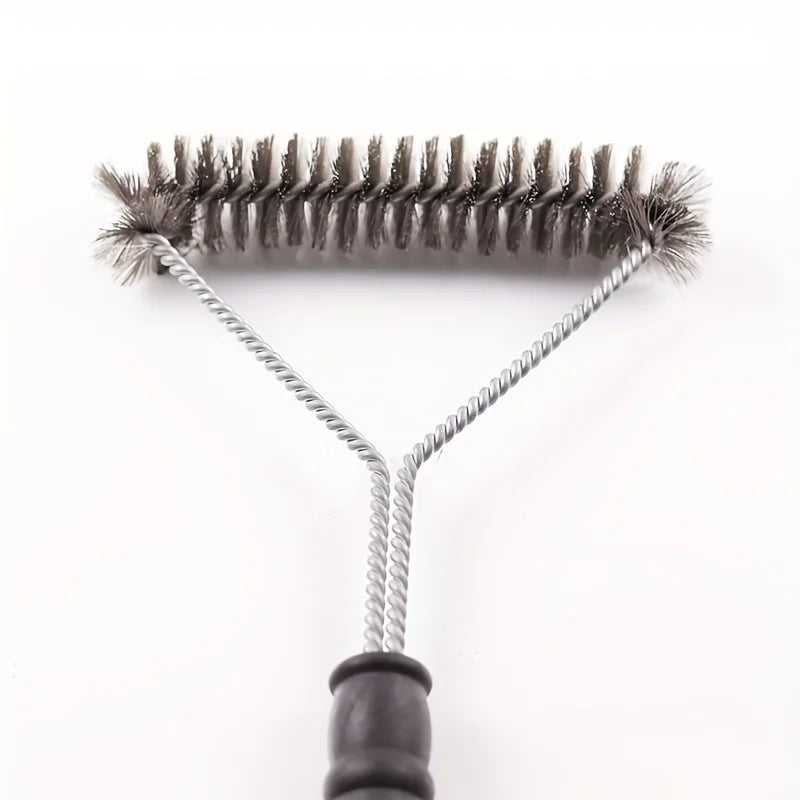 1 Stainless Steel Wire Barbecue Mesh Brush Kitchen Use Qme