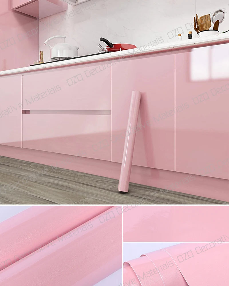 Yellow Peel Stick Wallpaper Vinyl Removable Wall Paper Self-adhesive