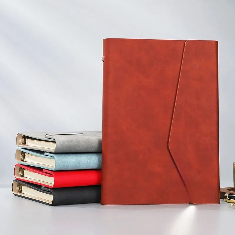A5 6-Ring Binder Lined Paper Multifunctional Storage Pocket Cards Qme
