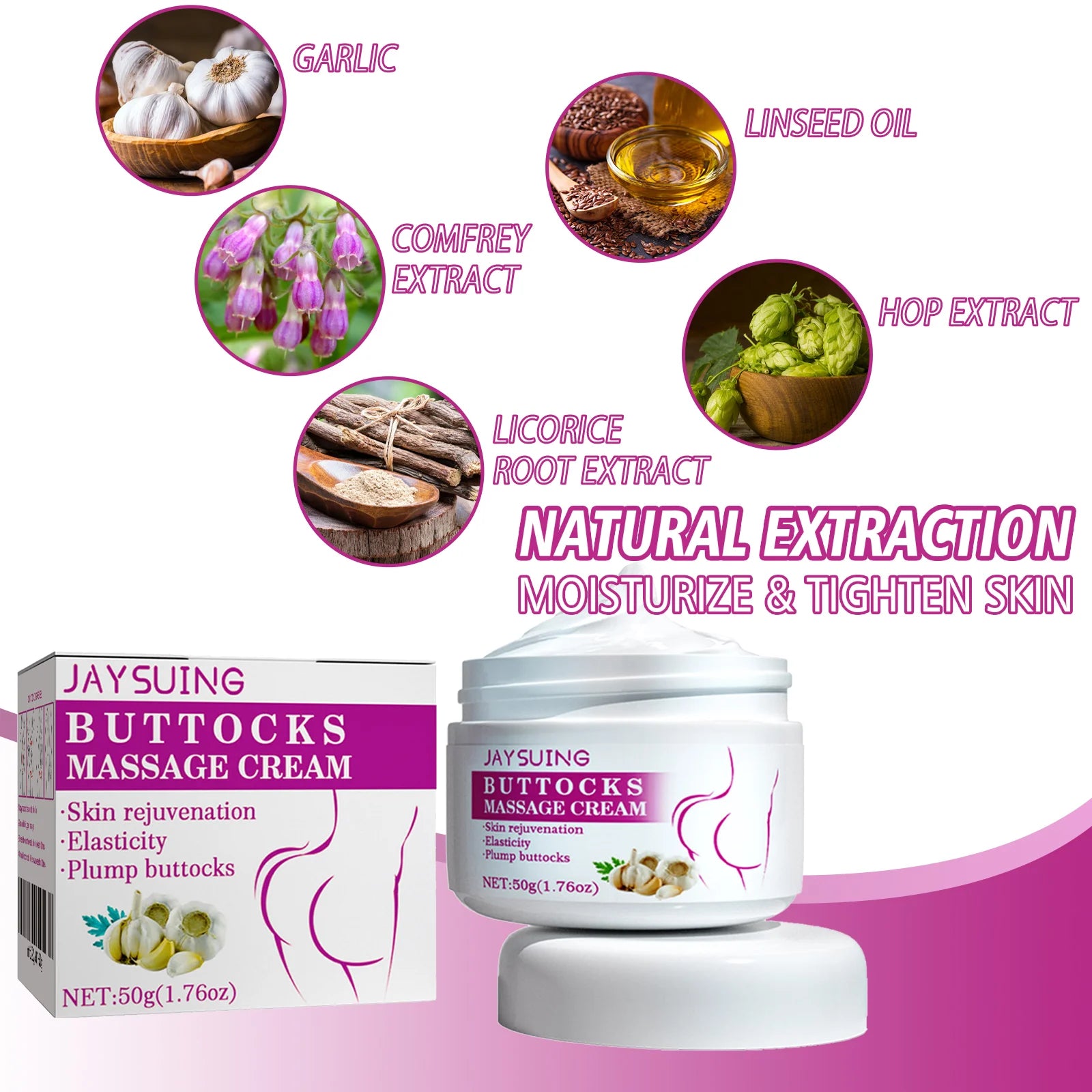 Hip Buttock Care Cream Women Butt Firming Lifting Shaping Moisturizing Body Massager Lotion Peach Plump Buttocks Care Cream Qme
