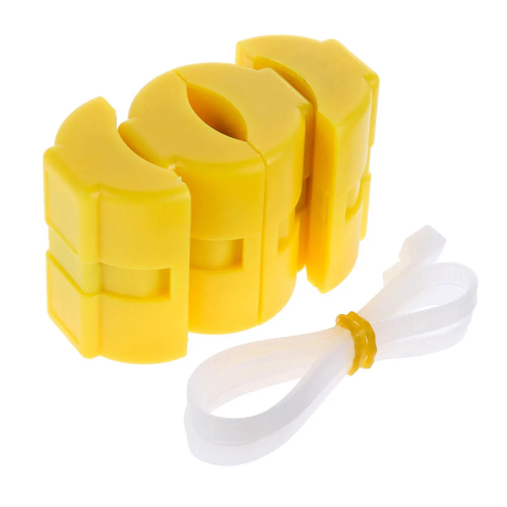2pcs Gas Fuel Power Saver Universal Magnetic Fuel Saver Energy-Saving Emission Reduction Device with Tighten Band Qme