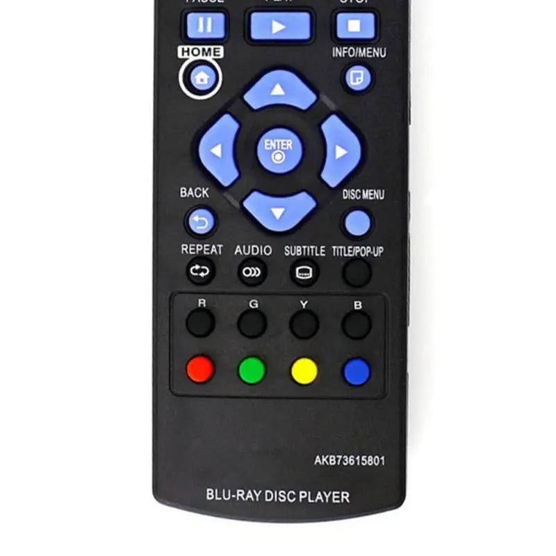 AKB73615801 Replace Remote Control Compatible Blu Ray DVD Player Qme