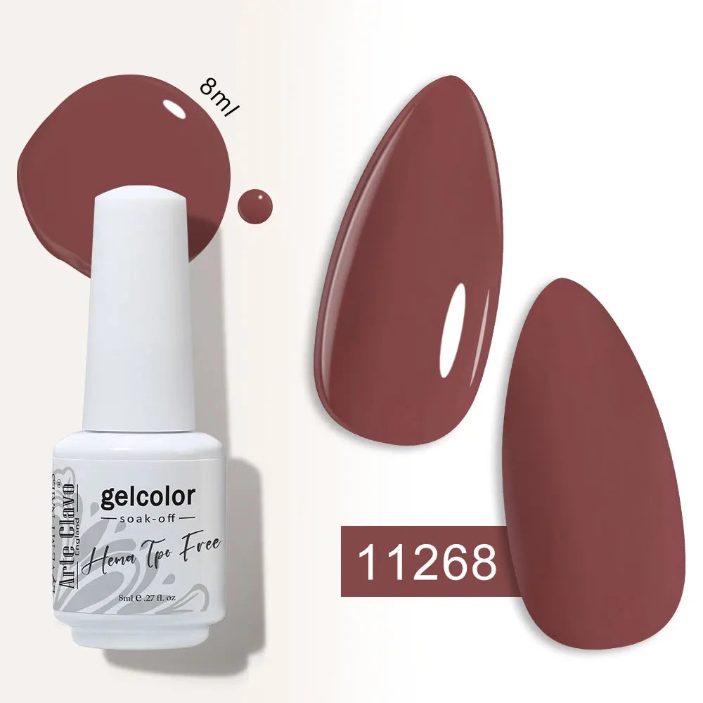 Arte Clavo Semi-permanent Gel Nail Varnish 180 Colors Semipermanent