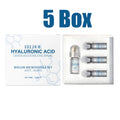 Hyaluronic Acid Stock Solutions Face Serum with Roller Microneedle Set Moisturizing Anti-Wrinkle Facial Serum Smoothing Refresh Qme 5 Boxed