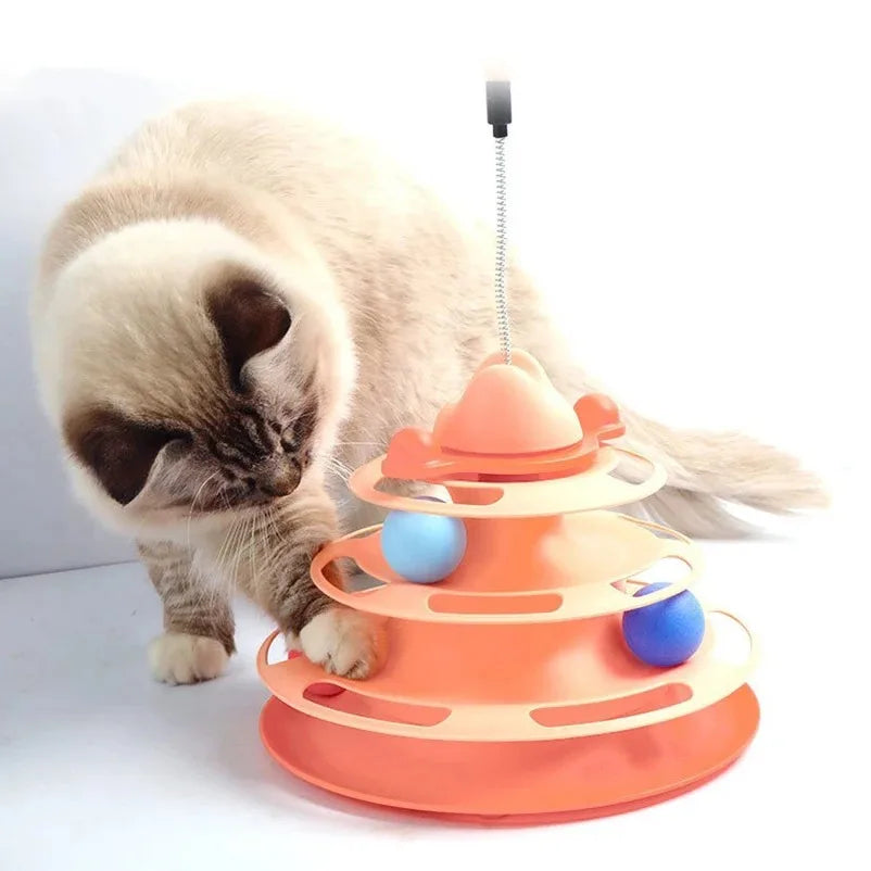 B Pet Toys, Cat Toys, Self-hey, Relieve Boredom, Cat Turntable, Funny Cat Stick, Funny Cat, Kittens Funny Cat Ball Supplies Cats Qme
