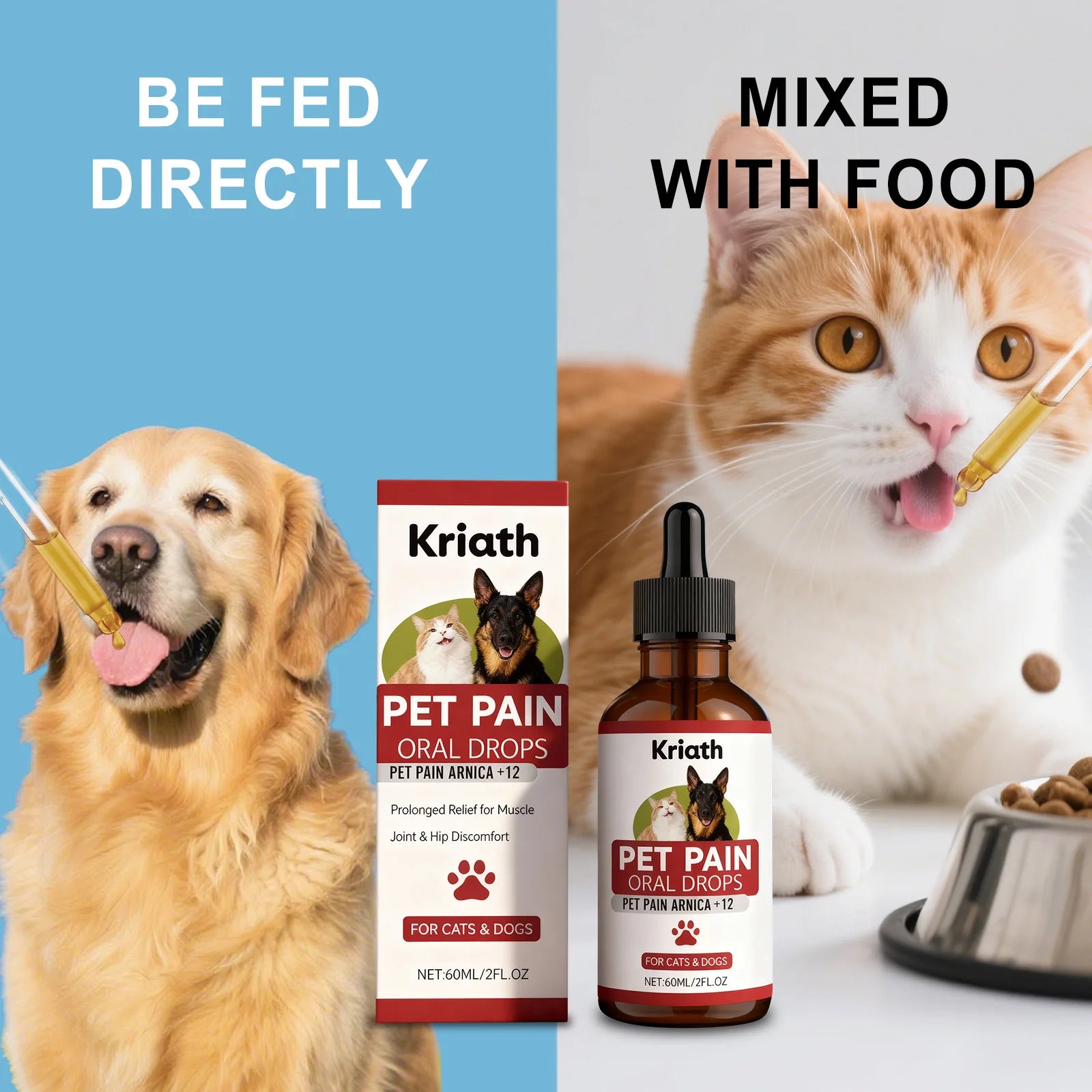 Pet Herbal Care Drops Effectively Nourish Joints Maintain Cartilage Health Enhance Resilience Gentle Ingredients Pet Joint Drops Qme