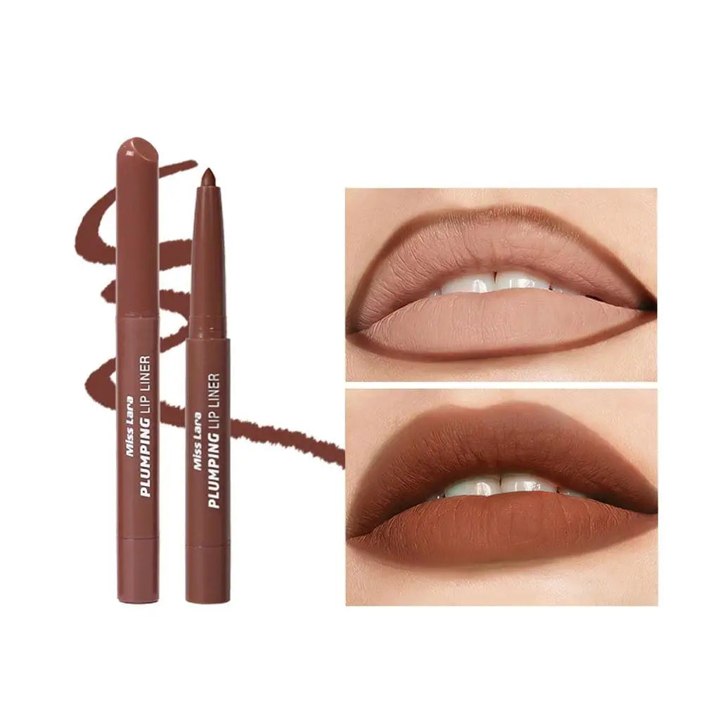 2-in-1 Lip Liner Smooth Blendable Soft Matte Contour Pencil Shaping Qme 06