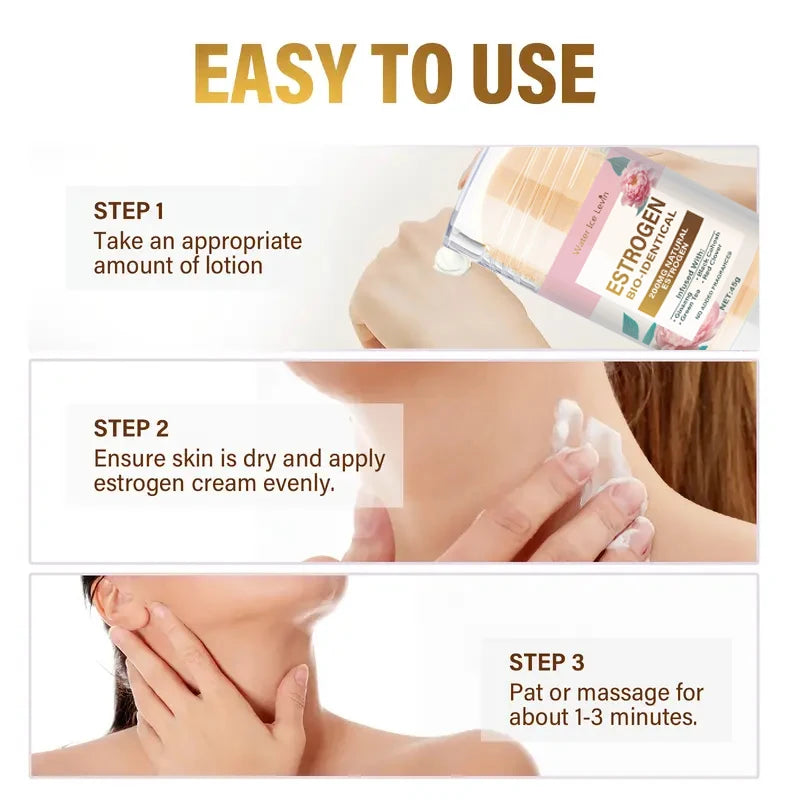 Firming Neck and Face Cream Stick - Anti-Aging Skincare for Women, Makes Skin Look Younger - Day and Night Moisturizer for a Radiant Glow Qme