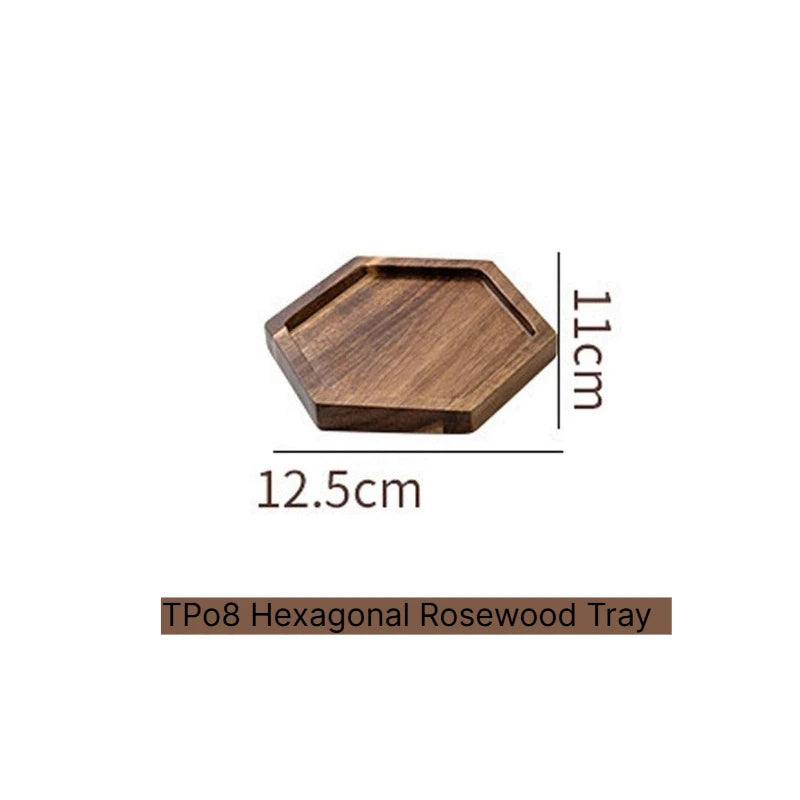  A Tableware Solid Wood Food Tray Round Rectangle Dessert Plate Japanese-style Wooden Snack Fruit Tea Saucer Pallet Bread Board Qme 08hexagonal tray 10.3 inches