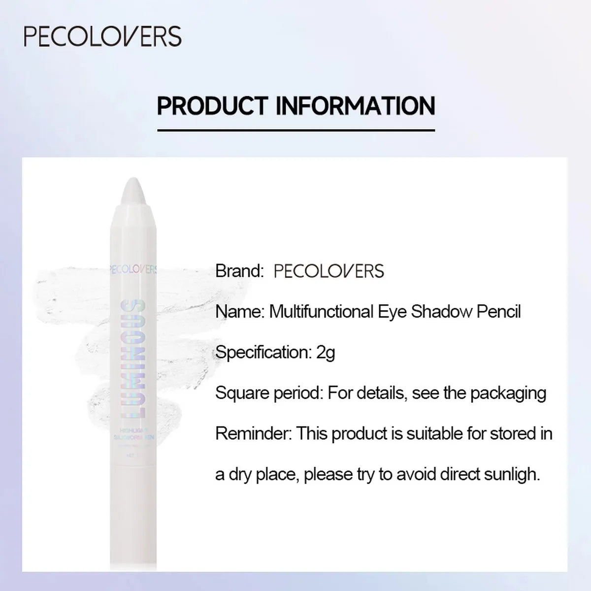 Long-lasting Brightening Highlighter Sparkling Eye Corner Lying Silk Qme