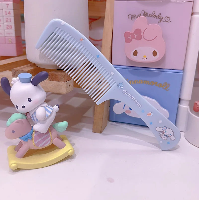 Kuro Mi Cartoon Wide-tooth Comb Household Plastic Long Straight Hair Qme 7