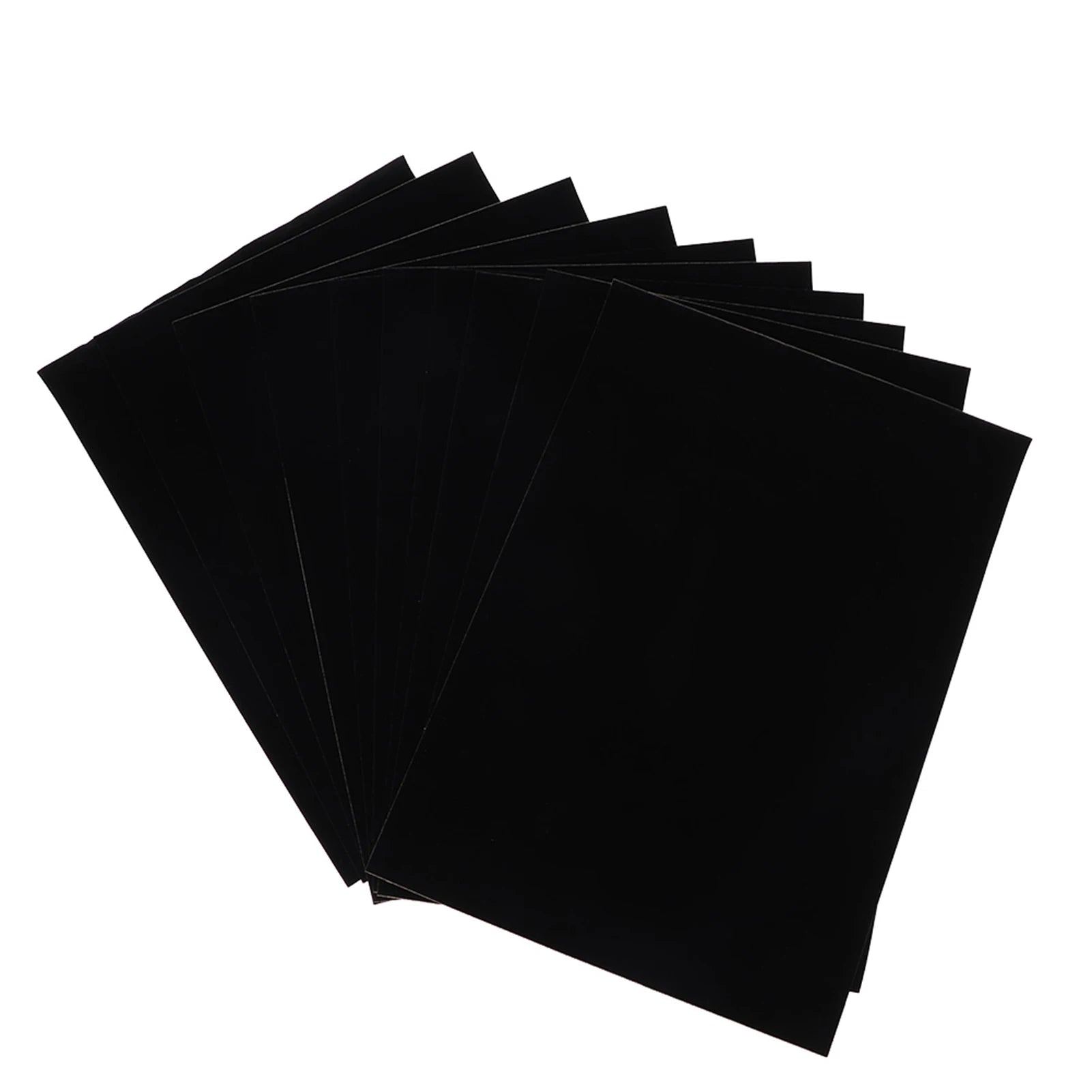 Black Flocked Cloth Self adhesive Flocked Cloth Self adhesive Black Jewelry Box Lint Lining Sticky Flocked Cloth Accessory Qme