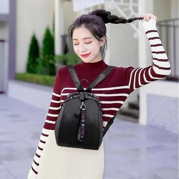 Women Backpacks Fashion LOVE Casual Shoulder Bag Back School Backpack Qme