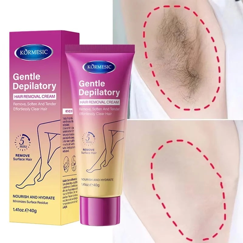 Permanent Hair Removal Cream Hair Growth Inhibitor Face Arm Armpit Leg Intimate Areas Painless Depilatory For Men Women Care Qme