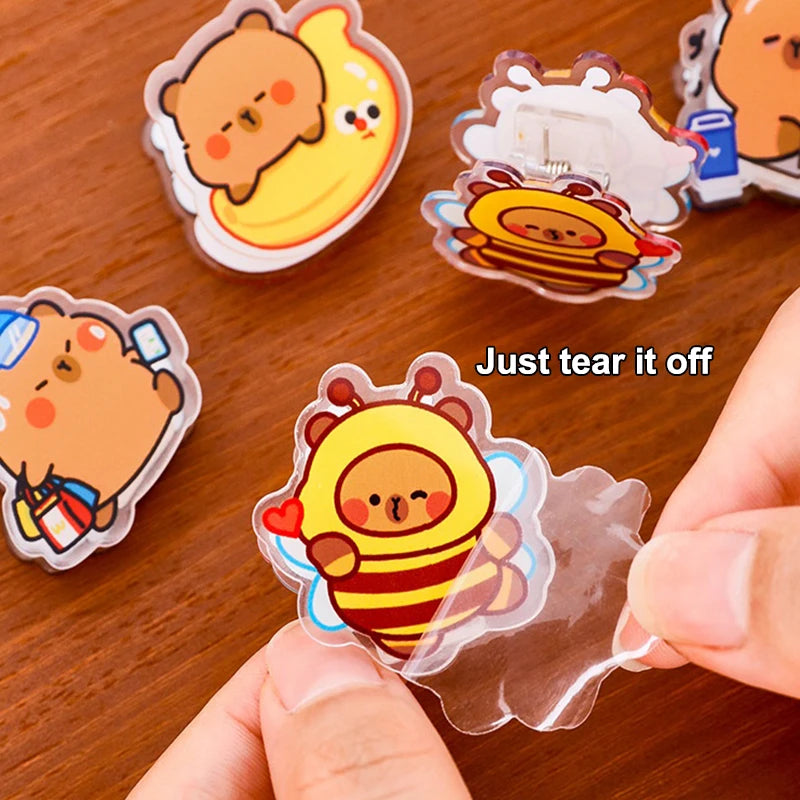 Memo Clip Test Paper Folder Multifunctional Cute Capybara Pp Profile Qme