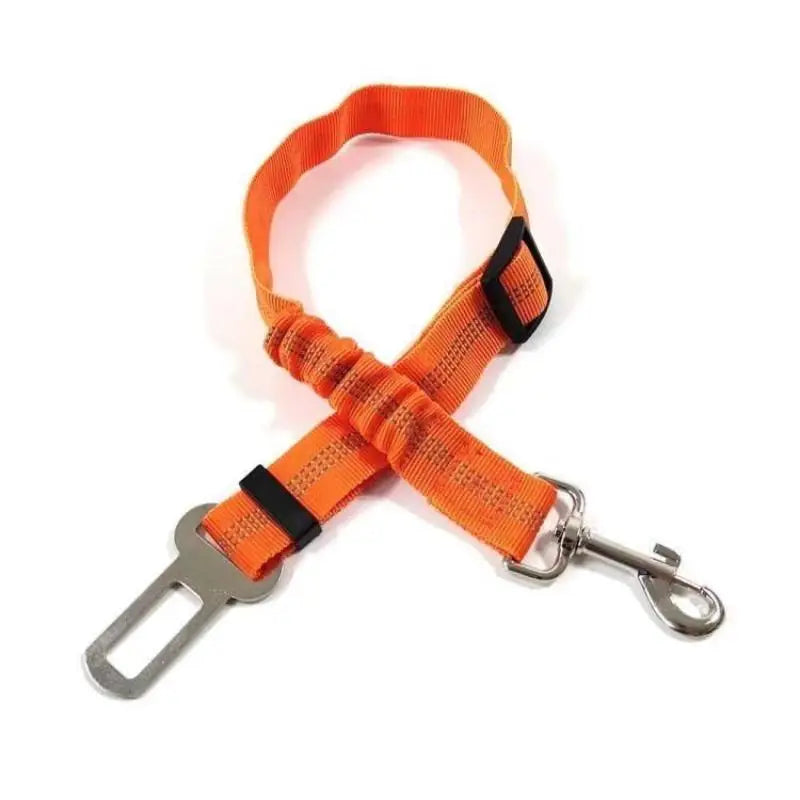 Bungee Fabric Belt Safe Secure Car Travel Reflective Dog Seat Qme A6