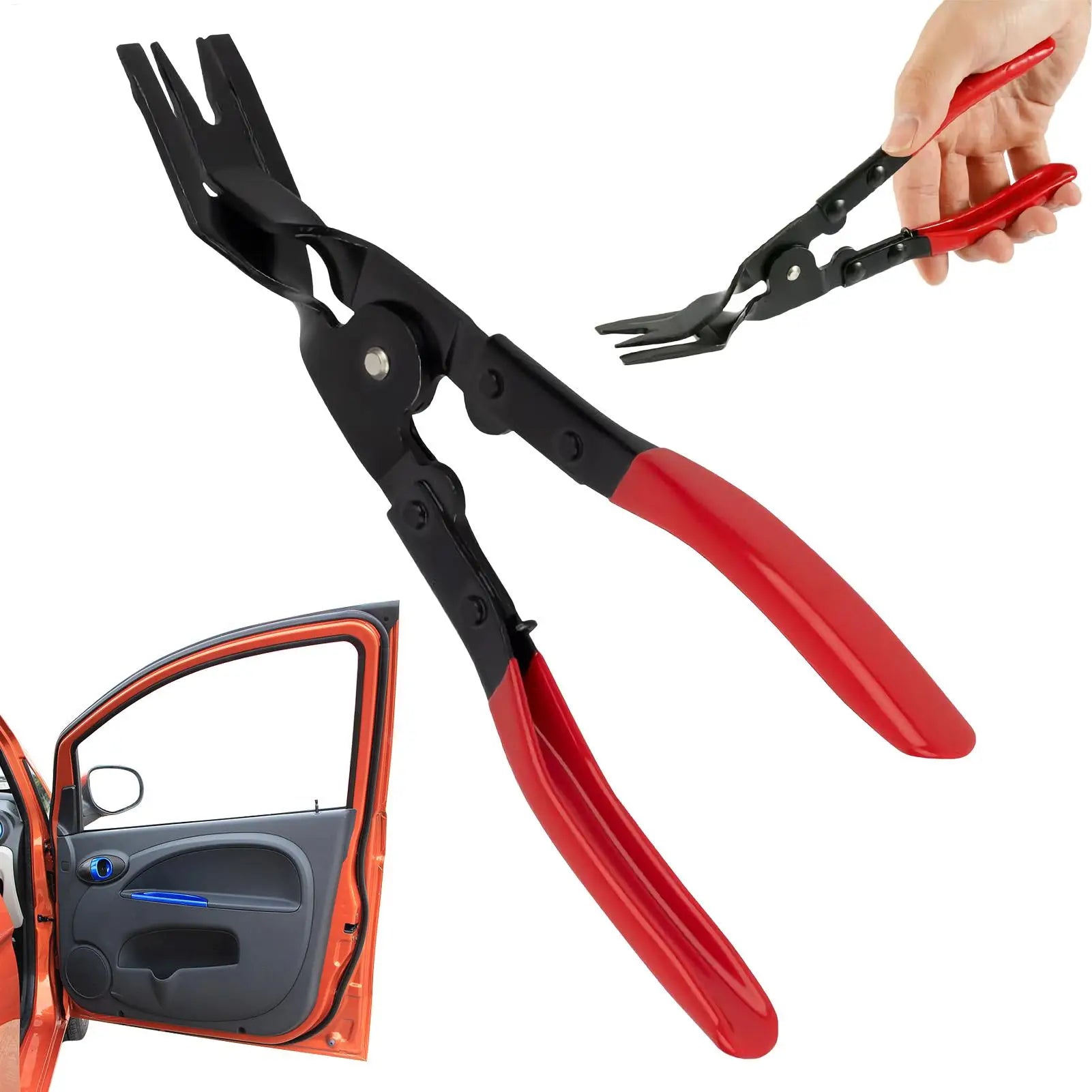 Car Trim Clip Removal Pliers Clip Pliers Fastener Removal Tool Ergonomic Tools Multifunctional Puller for Maintenance Truck Auto Qme