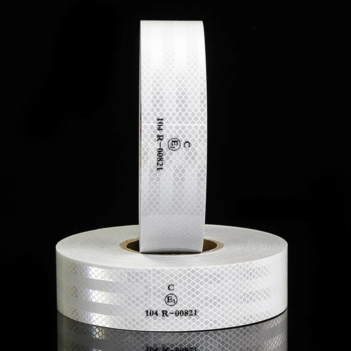 High Intensity Reflective Adhesive Tape Conspicuity Warning Car Stickers Reflectors Strip For Truck Trailer Safety Acce Qme