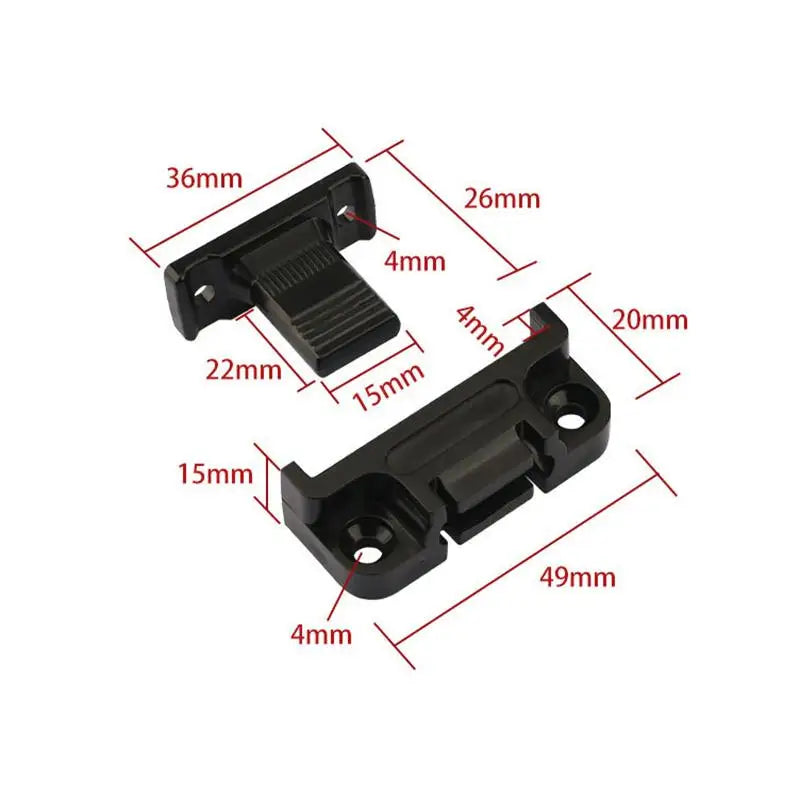 Furniture Panel Connector Quick Joining Fixing Clip 10 Pieces Quick Release Furniture Clip For Wardrobe Kitchen Cabinet Bathroom Qme 10pcs