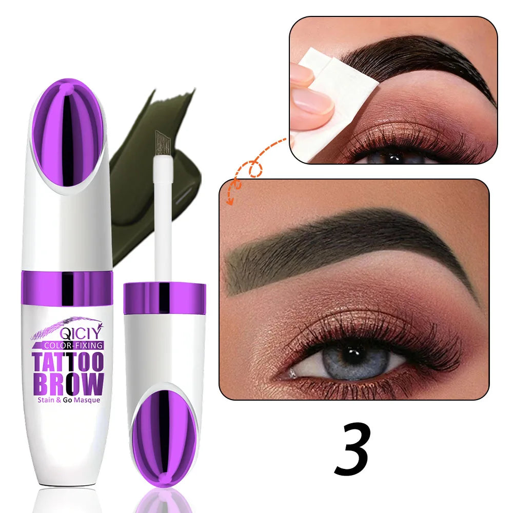 Long Lasting Tear Off Eyebrow Adhesive Waterproof Sweat Proof Qme 3