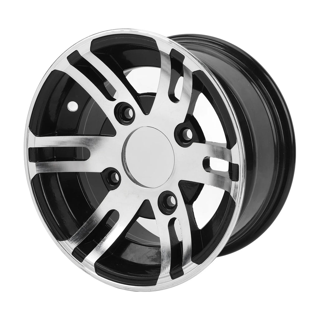 ATV Aluminum Alloy Rim 10 Inch ATV Wheel Rim High Strength ATV Aluminum Alloy Rim for Go Karts Cart ATV Wheel Rim Qme