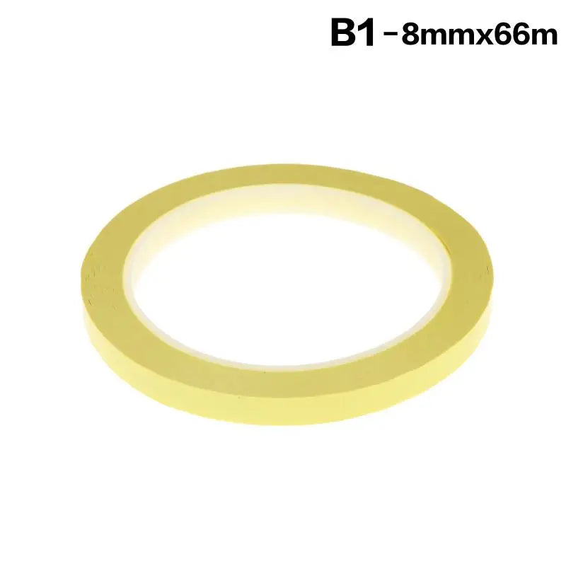 Wear Resistant Desktop Marking Tape 5 66M Self Adhesive Positioning Qme 8mm Light yellow